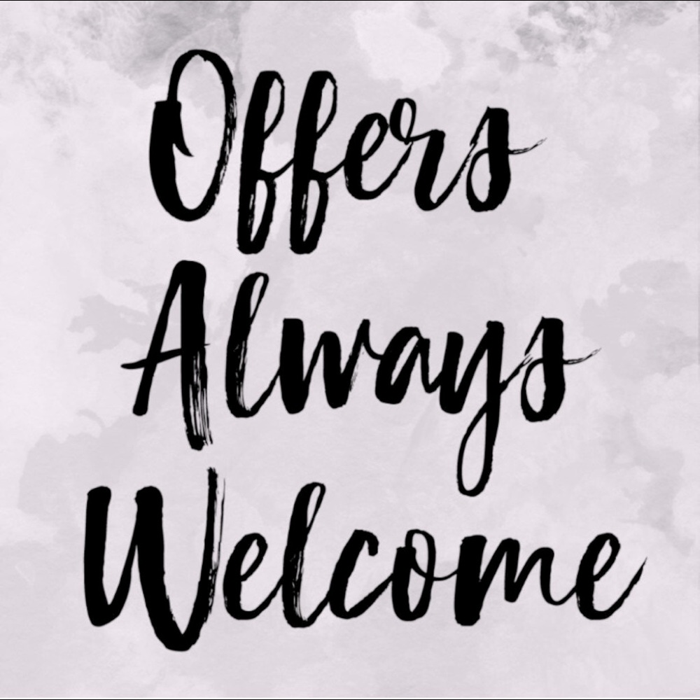 All offers are welcome!!